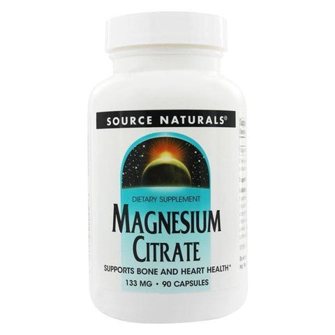 SOURCE NATURALS MAGNESIUM CITRATE 133 MG  90 CAPS