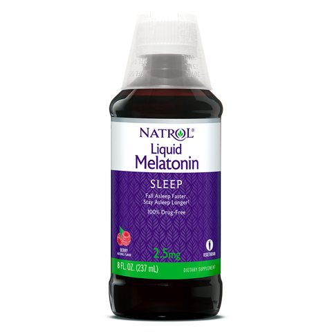 NATROL MELATONIN LIQUID 2.5MG