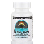 SOURCE NATURALS MANGANESE 10MG 100 TABS