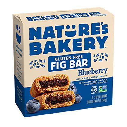 NATURES BAKERY GF FIG BAR BLUEBERRY  6 BARS-2OZ