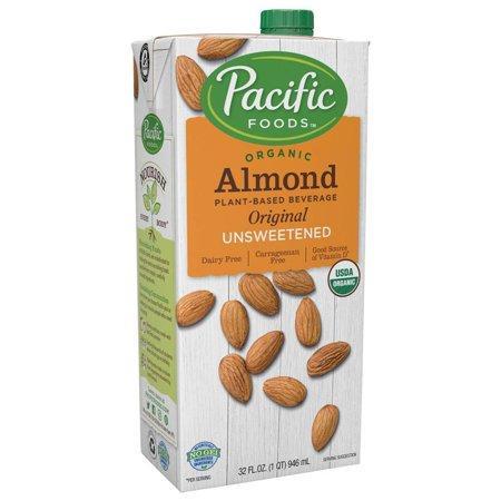 PACIFIC FOODS ALMOND UNSWEETENED BEVERAGE 32OZ