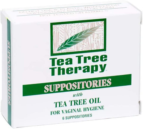 TEA TREE THERAPY SUPPOSITORIES W TEA TREE OIL 6SUPPOSITORIES