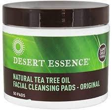 DESERT ESSENECE FACE CLEANSING PADS TEA TREE