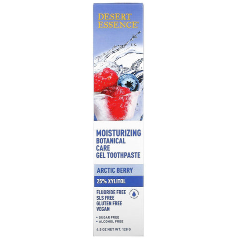 Desert Essence, Moisturizing Botanical Care Gel Toothpaste, Arctic Berry, 4.5 oz