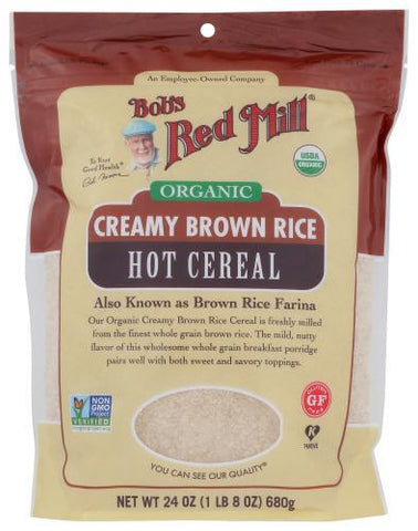 BOBS BRWN RICE ORG CEREAL 24 OZ