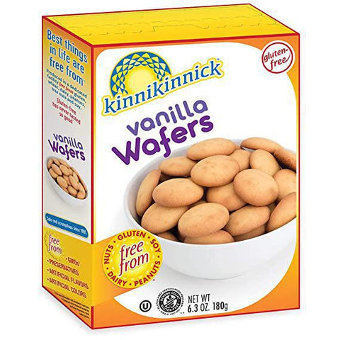 KINNIKINNICK VANILLA WAFERS GF 6.3OZ