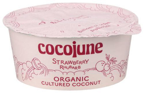 COCOJUNE YOGURT STRW-RHUBR 4OZ