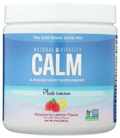 NATURAL VITALITY CALM CALCIUM RASPBERRY LEMON 8OZ