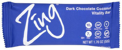 ZING BARS CHOCOLATE COCONUT BAR