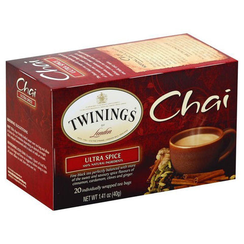 TWINING TEA CHAI ULTRA SPICE 20 BAGS