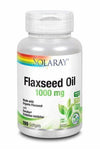 SOLARAY FLAXSEED OIL 1000MG 100SG