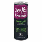 ZEVIA RASPBERRY LIME ENERGY DRINK 12OZ