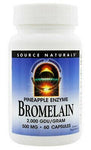 SOURCE NATURALS BROMELAIN 2,000 GDU 500MG 60 CAPS