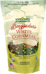 BRAGGADOCIO ORGANIC WHITE CORNMEAL 20OZ