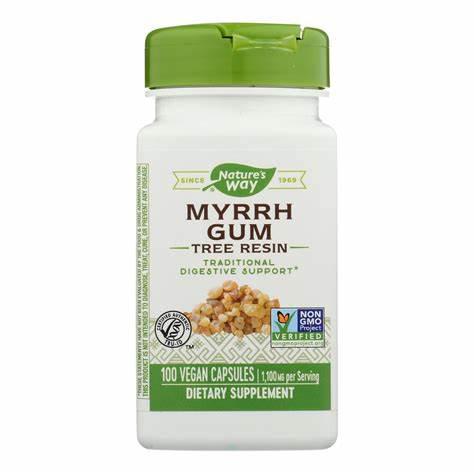 NWAY MYRRH GUM 550MG 100VEG CAPS