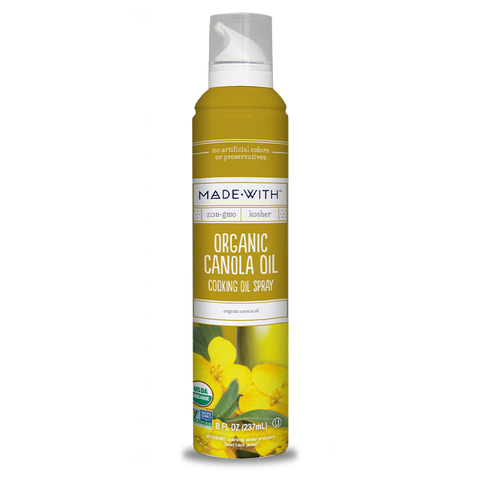 MADE WITH ORGANIC CANOLA OIL COOKING SPRAY 8OZ