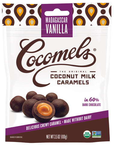 COCOMELS BITES MILK CARAMELS VAINILLA BITES ORG 3.5 OZ