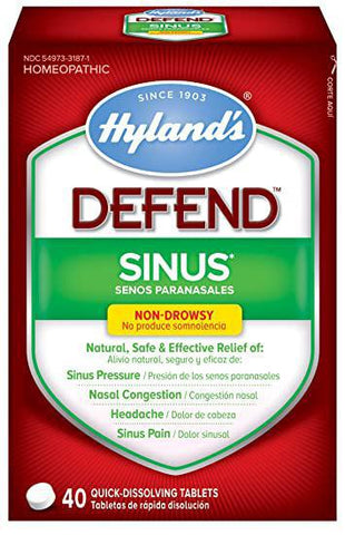 HYLANDS SINUS DEFEND 40 TB