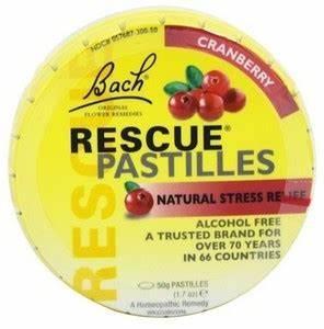 NELSON BACH RESCUE PASTILLE CRANBERRY 50GM