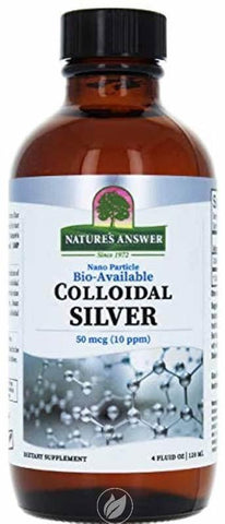 NANSWER COLLODIAL SILVER 50MCG 4OZ