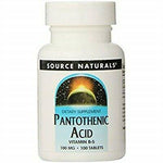 SOURCE NATURALS PANTOTHENIC ACID 100MG 100 TABS