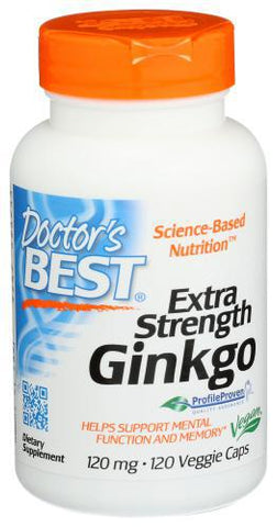 DOCTORS BEST EX STRENGTH GINKGO 120MG