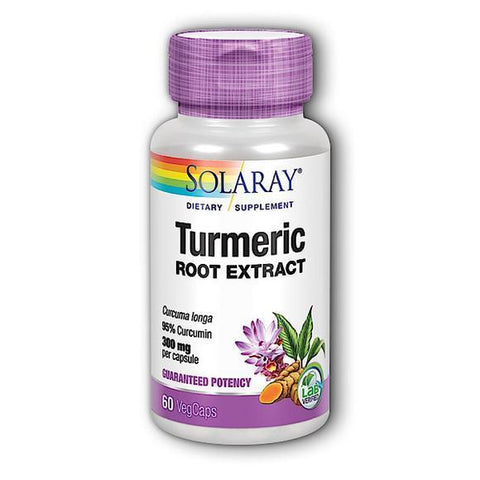 SOLARAY TUMERIC ROOT EXTRACT 300MG 60VC