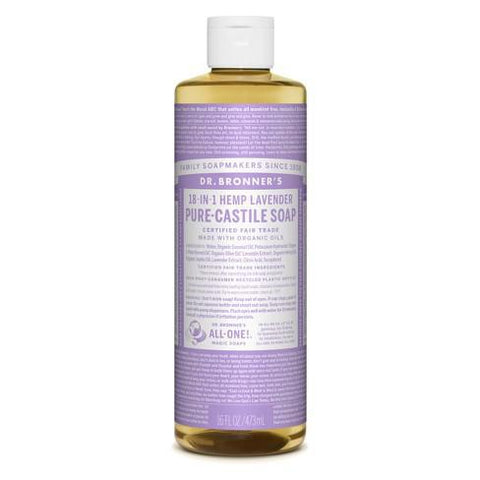 DR. BRONNERS SOAP LIQ CSTLE LAVENDER 16 OZ