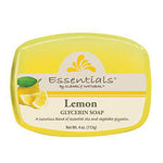 ESSENTIALS SOAP GLYCERIN  LEMON 4 OZ