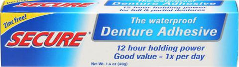 SECURE DENTURE ADHESIVE