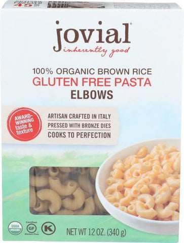 JOVIAL PASTA BRN RICE ELBOWS ORG