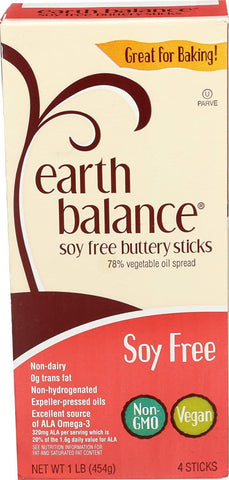 EARTH BALANCE BUTTERY STICK SOY FREE 7OZ