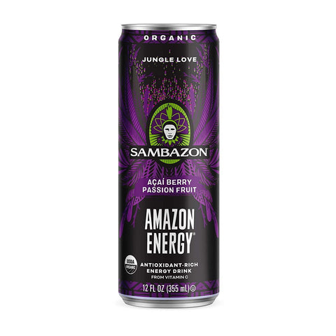 SAMBAZON AMAZON ENERGY ACAI PASSION 12 OZ