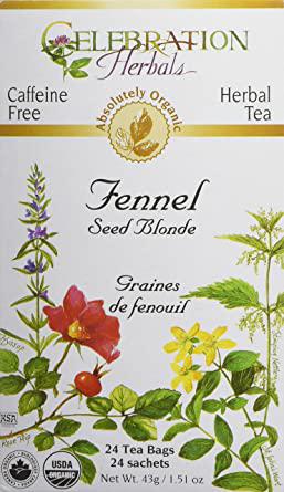 CELEBRATION HERBALS FENNEL SEED TEA ORG. 24TB