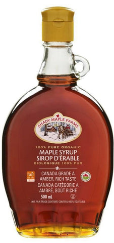 SHADY MAPLE FARMS 100% PURE ORG MAPLE SYRUP 12.70oz