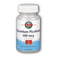 KAL CHROMIUM PICOLINATE 200MCG 60 TB