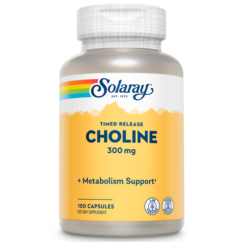 SOLARAY CHOLINE 300MG 100 CAPS