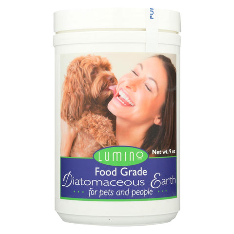 LUMINO WELLNESS FOOD GRADE DIATOMACEOUS EARTH FOR PETS AND PEOPLE 9OZ