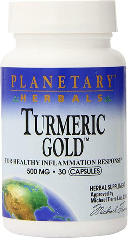 PLANETARY HERBAL TURMERIC GOLD 500MG 30CP