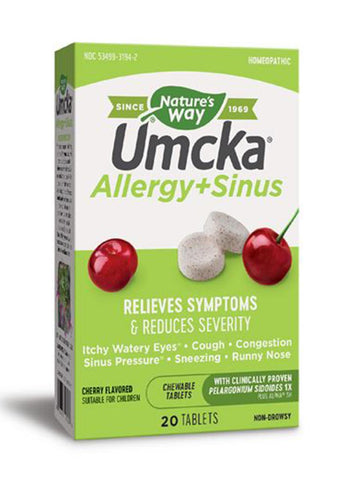 UMCKA ALLERGY & SINUS 20 CHEW
