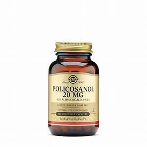 SOLGAR POLICOSANOL  20 MG 100VC