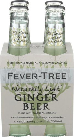 FEVER TREE SODA 4PK GINGER BEER LT