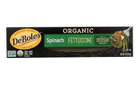 DEBOLES SPNCH ORG SPAGHETTI 8OZ