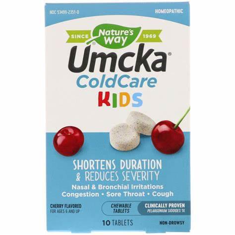 NWAY UMCKA COLDCARE KIDS CHERRY 10TABS