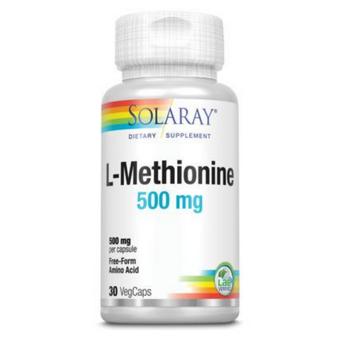 SOLARAY L-METHIONINE 500MG