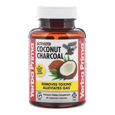 YERBA PRIMA COCONUT CHARCOAL 60VC