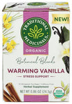 TRADITIONAL MEDICINALS WARMING VANILLA BOTANICAL BLENDS TEA