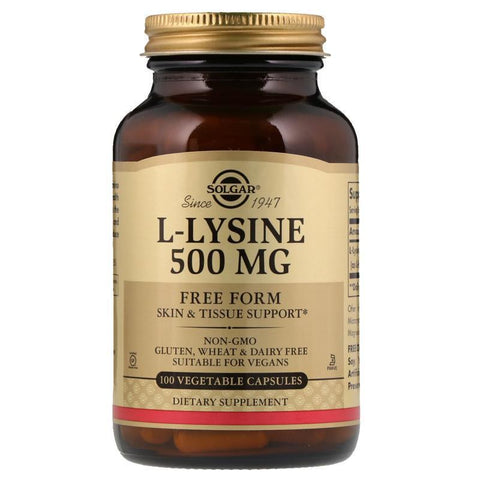 SOLGAR L-LYSINE 500MG 100VC