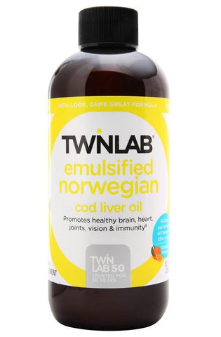 TWINLAB COD LIVER OIL ORANGE FLAVOR 12OZ