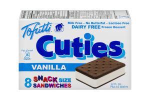 TOFUTTI CUTIES 8PK VANILLA DF 12 OZ